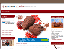 Tablet Screenshot of mousse-chocolat.de